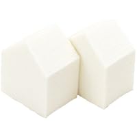 かづきれいこ スポンジ (16個入り) 天然ゴムで肌にやさしく、適度な弾力。五角形でメイクやマッサージに使いやすい。