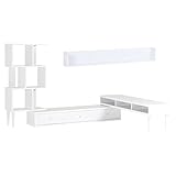 arne テレビ台 ラック ウォールシェルフ 完成品 日本製 配線収納 3点セット T-003/1500 T3-alto WallBox F-1500 ホワイト