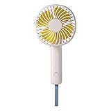 Keylitos携帯扇風機 手持ち卓上USB充電式 3段階風量調整 折り畳み スタンド機能 ホワイト