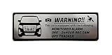 ALPHARD アルファード 30 前期 エアロ セキュリティ エンブレム 24時間監視 ドライブレコーダー GPS トラッカー ステッカー