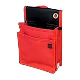 鳶壱 帆布製工具腰袋 #112　2段スタンダード型 赤 ※取寄品 112-RED