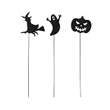 東京堂 ハロウィンシャドウピック ブラック デコレーション素材 3本入 パーツ ピック HW000059 ハロウィン 長さ 約23cm