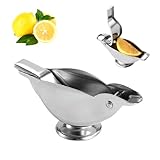 ウグイス型レモン絞り器 手動レモン絞り器 フルーツジュースプレス 304 ステンレス鋼の手持ち型ジューサー 防錆ハンドプレス 家庭用 キッチン必需品ツール (style1)