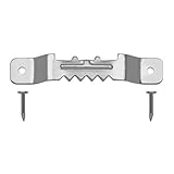 HangZ 20002b Sawtooth画像ハンガー、スモール（50パック）、スモール、ニッケル