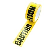 Chicer 警告テープ 立入禁止テープ 幅4.7cm×長さ25m 安全表示 弱粘着 防水 高耐久 DO NOT ENTER