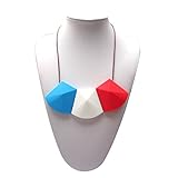 Lil' Jumbl Baby Teething Necklace | Organic Food Grade Silicone | BPA-Free (Multi Color A) [並行輸入品]
