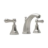 Rohl u.3712ls-2 Georgian Era Widespreadバスルーム蛇口メタルレバーハンドル付き、 U.3712LS-STN-2 1