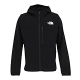 [ザノースフェイス] マウンテンソフトシェルフーディ メンズ 撥水 軽量 NP22303 SS23ブラック M
