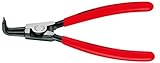 KNIPEX 4621-A11 軸用スナップリングプライヤー 曲(SB)