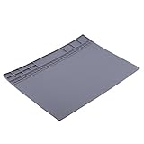 GRALARA マグネット　修理マット　絶縁　はんだ付けパッド　耐高温500℃　断熱　スマホ　電子製品　分解　2色　シリコン　 - グレー