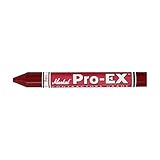 Markal Pro-Ex Extruded Clay Based Crayon, 1/2 Hex, 4-5/8 Length, Red (Pack of 12) by Markal