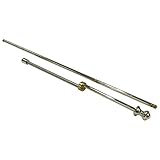 Rohl 9.51767pn Perrin & Rowe Georgian Eraポップアップノブ&ロッドのみfor the u.3723 & u.3724、ポリッシュニッケル