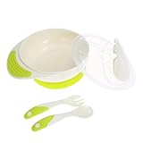 GoolRC 赤ちゃん 幼児ボウル 吸盤付き スプーンとフォーク付き