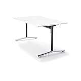 コクヨ   ミーティングテーブル DAYS OFFICE FLIP TOP XY-TFT158FPMCW 幅150×奥行80CM 天板グレイント