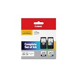 Canon (キャノン) PG-260 / CL-261 バリューパック TR7020/TS6420 / TS5320プリンター対応 マルチ サイズ