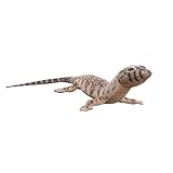 大きいぬいぐるみトカゲ 蜥蜴 リアル とかげ 抱き枕 爬虫類 動物 おもちゃ 部屋飾り (140cm, ライトブラウン)