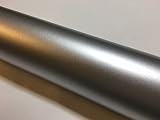 カーラッピングシート152ｃｍ×30ｃｍ、艶消しメッキシルバー 銀 マットクロームメッキ アイス系