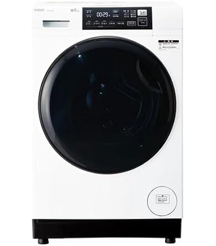 AQUA ドラム式洗濯機 12kg ヒートポンプ式 ドラム式洗濯乾燥機 AQUA ブラック AQW-DX12R-L(K) ［洗濯12.0kg