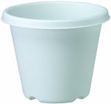 大和プラスチック 鉢・ポット プラポット 3号 φ100×H80 ホワイト(つや消し)