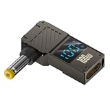 CY アダプター Type-C USB-C 入力から DC 4.8x1.7mm ジャック スマート LED ディスプレイ 100W 出力電力 20V 5A PD 充電 65W アダプター (ノートパソコン用)