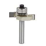 uxcell 横溝　ルータービット　クラシックコーブ　ルータービット　切削工具　２－フルート　Tスロット　シャンク６．３５ミリメートル　切削直径６．３５ミリメートル