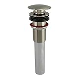 Keeney Manufacturing 1686KDSBN Vessel Sink Pop Up, Brushed Nickel [並行輸入品]