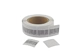 STICKER TAG, 40x40mm (1.57"x1.57"), Bar Coded, 8.2MHz Deactivable, 5,000 Tags [並行輸入品]