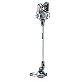 Hoover DS22PTG Discovery Pets Cordless Vacuum Cleaner, 0.7 Litre, Titanium/Turquoise