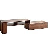 タンスのゲン テレビ台 エポカ 伸縮 コーナー 32型 ウォールナット 23570014 WN