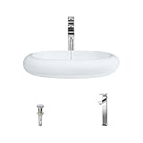 Mr Direct v1302-white磁器容器シンクEnsemble 721 シルバー V1302-W-721-C