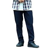 [アトリエサンロクゴ] イージーパンツ 伸縮性 ストレッチ ノーアイロン ズボン チノパン ネイビー