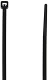 Morris 20232 Ultraviolet Nylon Cable Tie with 40-Pound Tensile Strength, 4-3/4-Inch Length, Black, 1