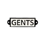 DULTON ダルトン アイアンサイン「GENTS」 Model.402 ☆アメリカンデザインのドアサイン☆