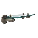 Allied Brass SH-1/16-PEW 16 by 5-Inch Single 3/8-Inch Glass Shelf [並行輸入品]