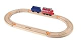 Chuggington Wooden Railway Easy Track Starter Set - Wilson Rides the Rails [並行輸入品]
