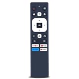 チューナーレステレビリモコン for FPD 32V型 40V型 43V型 Google TV フレームレス液晶テレビ 音声機能付き CG32-P2 CG40-P2 CG43-P2対応 互換品