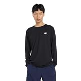 [ニューバランス] 長袖Tシャツ AMT53407 Sport Linear Long Sleeve 吸水速乾 スポーツ トレーニング ランニング メンズ(AMT53407) BK(ブラック) L
