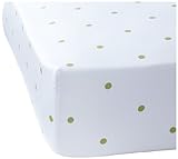 Serena & Lily Penny Dot Crib Sheet- Sprout [並行輸入品]
