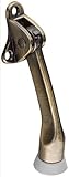 National Hardware V238 4" Kickdown Door Stops in Antique Brass [並行輸入品]