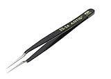 Aven 18040ARS SS-SA Style Artis Tweezer, Black with Yellow Print [並行輸入品]