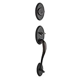 Kwikset 801SE LIP 11P SMT 6AL RCS Shelburne Double Cylinder Keyed Entry Handleset in Venetian Bronze