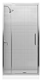 Kohler k-705804-l-sh Lattis 1 / 4 "ピボットドア、明るいシルバー