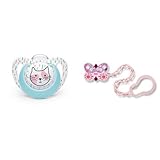 【セット買い】 NUK おしゃぶり NUK おしゃぶり・ジーニアス NUK おしゃぶり・ジーニアス2.0カラー/S/シリコーン/こねこOCNK4010112 + NUK おしゃぶりホルダー/バタフライ