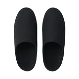 [無印良品] スリッパ JKAF9A4A 黒 M