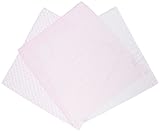 Lässig Swaddle et Burp Couverture Large Lela 3 Pièces 85 X 85 cm Light Pink