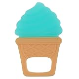 Kesoto ベビー　歯がため　おしゃぶり　おもちゃ　安全シリコン　幼児のおもちゃ　全2パタン - ブルー, アイスクリーム