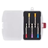 ベッセル(VESSEL) トルクビットホルダー トルク管理 電気工事 ケース付き M3,M3.5,M4,M5,M6(0.7/1.1/1.4/2.6/4.6N・m) 5本組 TBH5S