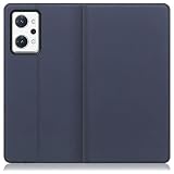 LOOF SKIN SLIM OPPO Reno7 A / Reno9 A OPG04 / CPH2523 reno7a reno 7a reno9a reno 9a 用 ケース カバー 手帳型 スマホ ケース カード収納 マグネット付き ベルトなし [ネイビー]