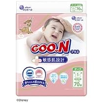 テープ Sサイズ グーンプラス敏感肌設計 (4~8ｋｇ) 328枚(82枚×4) Amazon | グーンプラス テープ 敏感肌設計 Sサイズ70枚 | エリエール