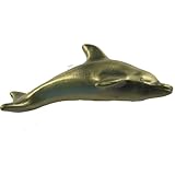 Dolphin knob-アンティーク真鍮( Set of 10 )